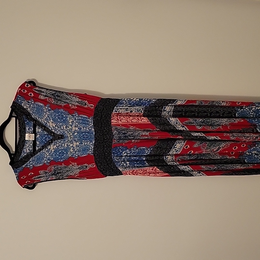 Bila BoHo Maxi Dress, Size Large